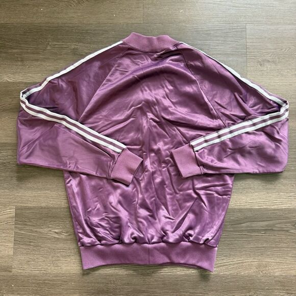 VTG 80s Adidas ATP Keyrolan Track Jacket Men's M Plum Purple Trefoil RARE - Picture 7 of 10